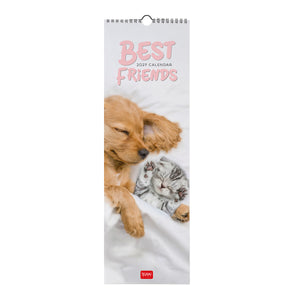 Legami - Beste Freunde 2027 Wandkalender - 16 x 49 cm