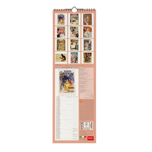 Legami - Belle Époque 2027 Wall Takvim - 16 x 49 cm