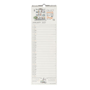Legami - Sketchy Cats 2027 Wandkalender - 16 x 49 cm