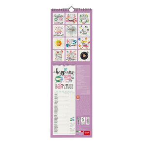 Legami - Aphorismen 27 Wandkalender - 16 x 49 cm