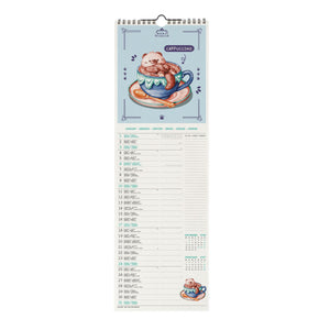 Legami - Cutie Foodie 2027 Wall Takvim - 16 x 49 cm