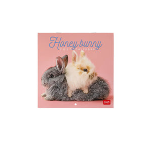 Legami - Honey Hase 2027 Wandkalender - 18 x 18 cm