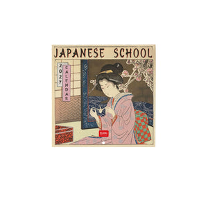 Legami - Japanischer Schul-Wandkalender 2027 - 18 x 18 cm