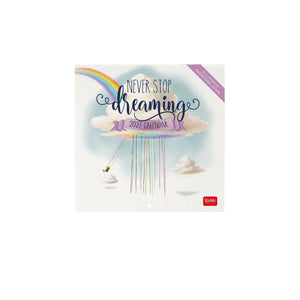 Legami - Aphorismen 2027 Wandkalender - 18 x 18 cm