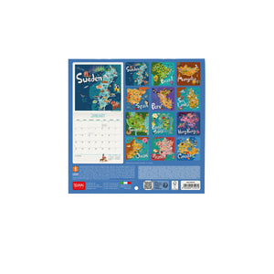 Legami - Let's Seyahat World 2027 Wall Takvim - 18 x 18 cm