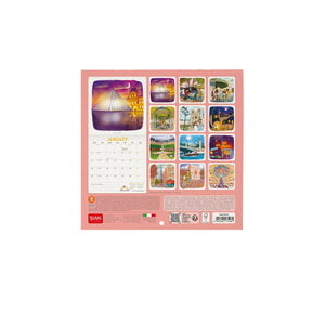 Legami - Paris 2027 Wandkalender - 18 x 18 cm