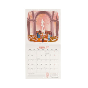 Legami - Firenze 2027 Wandkalender - 18 x 18 cm
