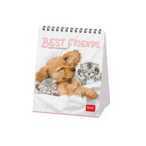 Legami - Beste Freunde 2027 Tischkalender - 12 x 14,5 cm