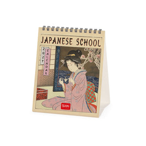 Legami - Japanischer Schul 2027 Tischkalender - 12 x 14,5 cm