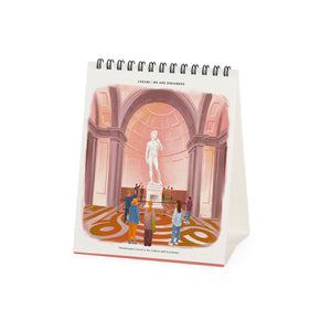 Legami - Firenze 2027 Tischkalender - 12 x 14,5 cm