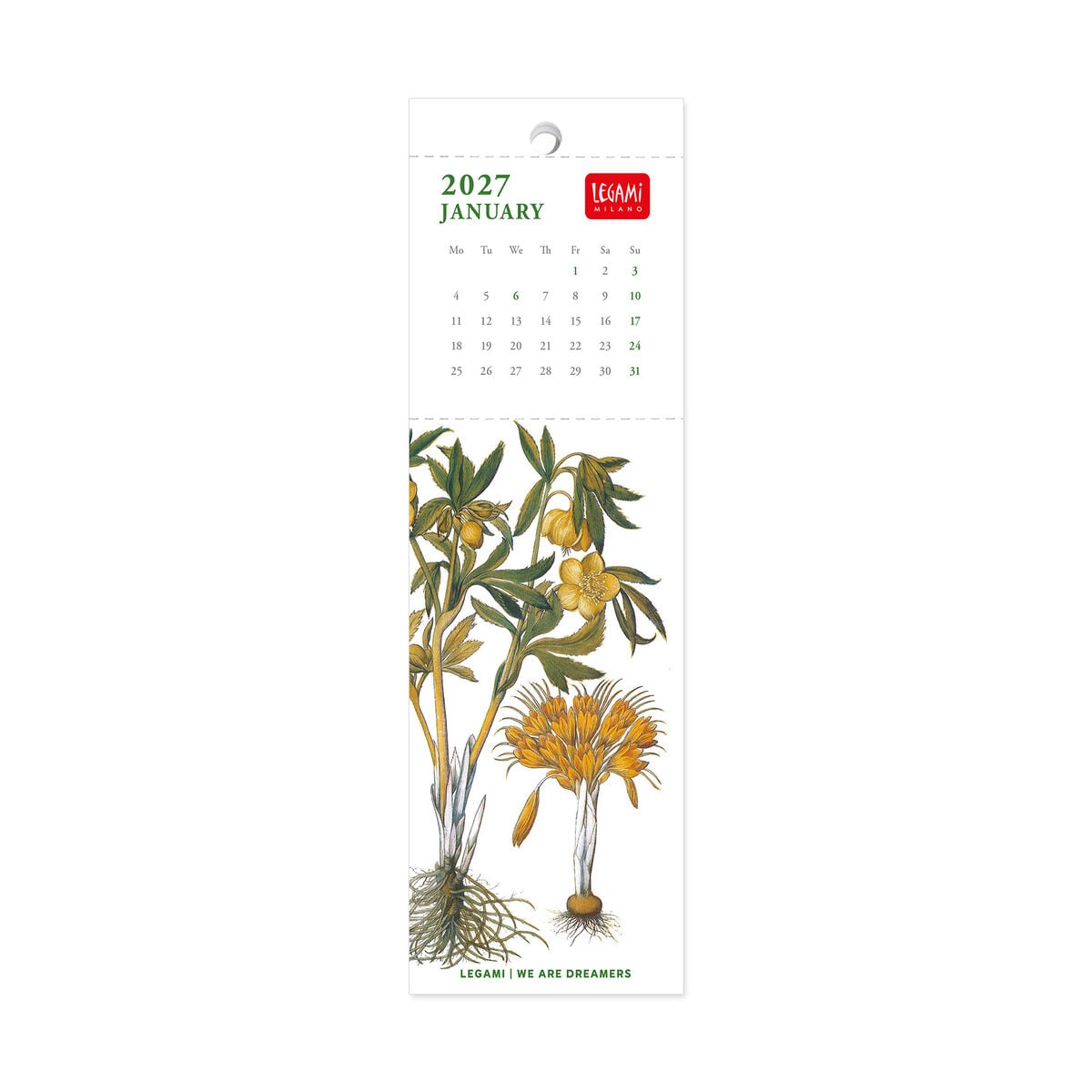 Legami - 2027 Lesezeichen-Kalender - 5,5 x 18 cm