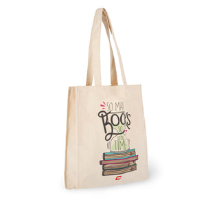 Legami - Baumwoll-Tote Tasche - Buchliebhaber