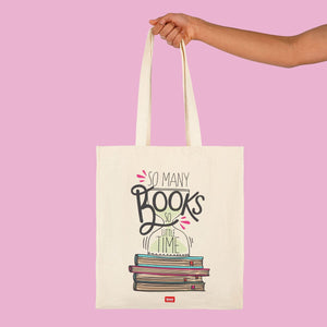 Legami - Baumwoll-Tote Tasche - Buchliebhaber