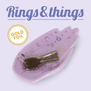 Legami - Hand-Decorated Ceramic Trinket Dish - Sihir - Rings & Things