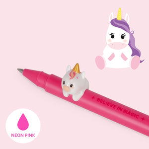 Legami - Stift mit "Believe in Magie" Einhorn Tierfigur - Süße Freunde