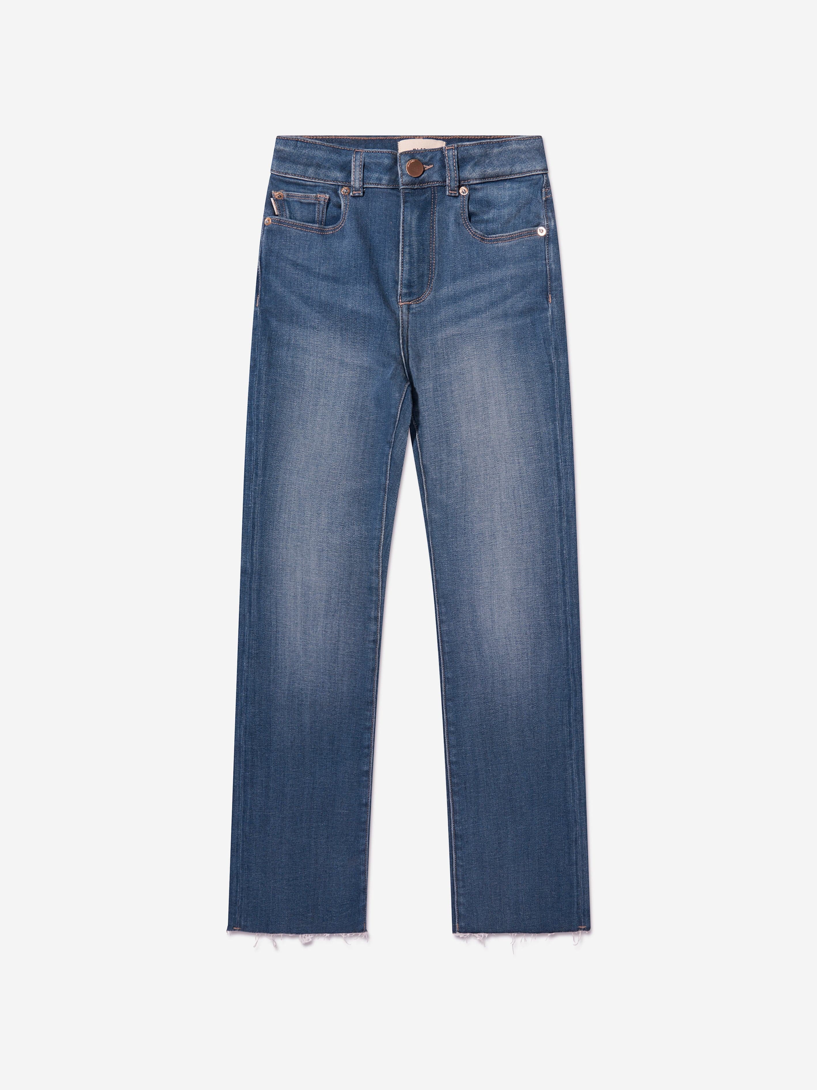 DL1961 Girls Claire Boot Cut Jeans in Navy