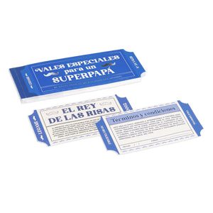 Legami - Kitap 24 Vouchers Dad - Spanish - Gift Vouchers