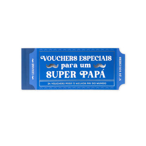 Legami - Buch 24 Vouchers Dad - Portuguese - Gift Vouchers