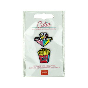 Legami - Seti 2 Be Mutlu Metal Stickers - Cutie