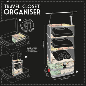 Legami - Reiseorganizer für den Kleiderschrank - Klein
