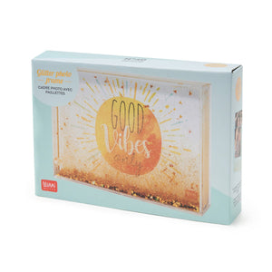 Legami - Glitter Photo Frame - Gold Good Vibes
