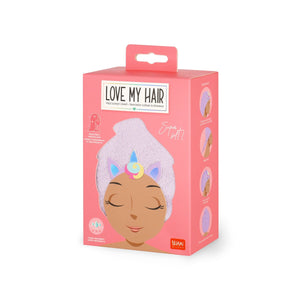 Legami - Einhorn Haar-Turban-Handtuch - Liebe My Hair