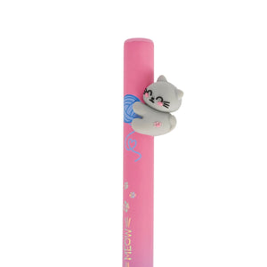 Legami - Retractable Ballpoint Kitty \"Be Curious\"- Free Hugs