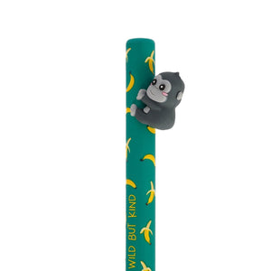 Legami - Ausziehbarer Kugelschreiber Gorilla "Wild but Kind" - Kostenlose Umarmungen