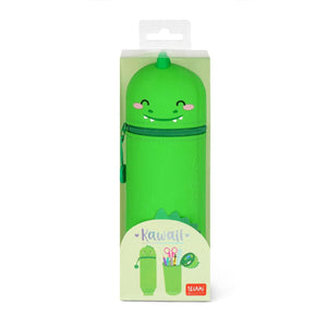 Legami - Dino "Roooarr" 2-in-1 Silikon-Federmäppchen - Kawaii