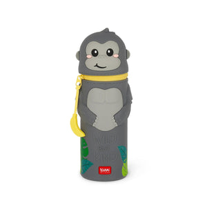 Legami - Gorilla "Wild but Kind" 2-in-1 Silikon Stiftebox - Kawaii