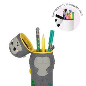 Legami - Gorilla "Wild but Kind" 2-in-1 Silikon Stiftebox - Kawaii
