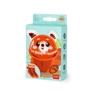 Legami - Rutschfeste Rot Panda Kinderstrümpfe - Es ist ein Treffer!
