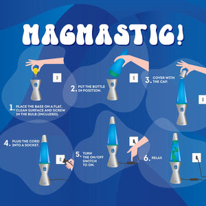 Legami - Silberne Lava Lampe - Magmastic!