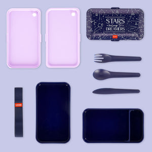 Legami - 1200 ml Bento Lunchbox - Stars - Bento Lunchbox