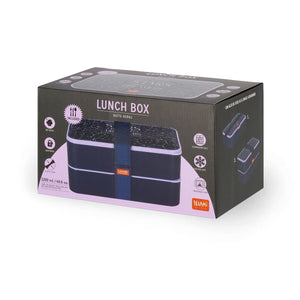 Legami - 1200 ml Bento Lunchbox - Stars - Bento Lunchbox