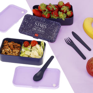 Legami - 1200 ml Bento Lunchbox - Stars - Bento Lunchbox