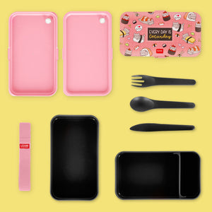 Legami - 1200 ml Bento Lunchbox - Sushi Cat - Bento Lunchbox