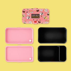 Legami - 1200 ml Bento Lunchbox - Sushi Cat - Bento Lunchbox