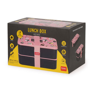 Legami - 1200 ml Bento Lunchbox - Sushi Cat - Bento Lunchbox