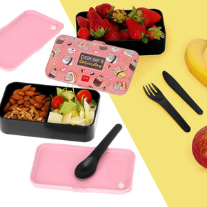 Legami - 1200 ml Bento Lunchbox - Sushi Cat - Bento Lunchbox
