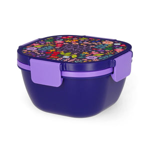 Legami - 1700 ml Bento Yemek Kutusu - Çiçekler - Bento Yemek Kutusu
