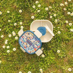 Legami - 1700 ml Bento-Box - Reise-Sticker - Bento-Box