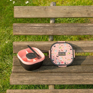 Legami - 1700 ml Bento Lunchbox - Sushi Cat - Bento Lunchbox