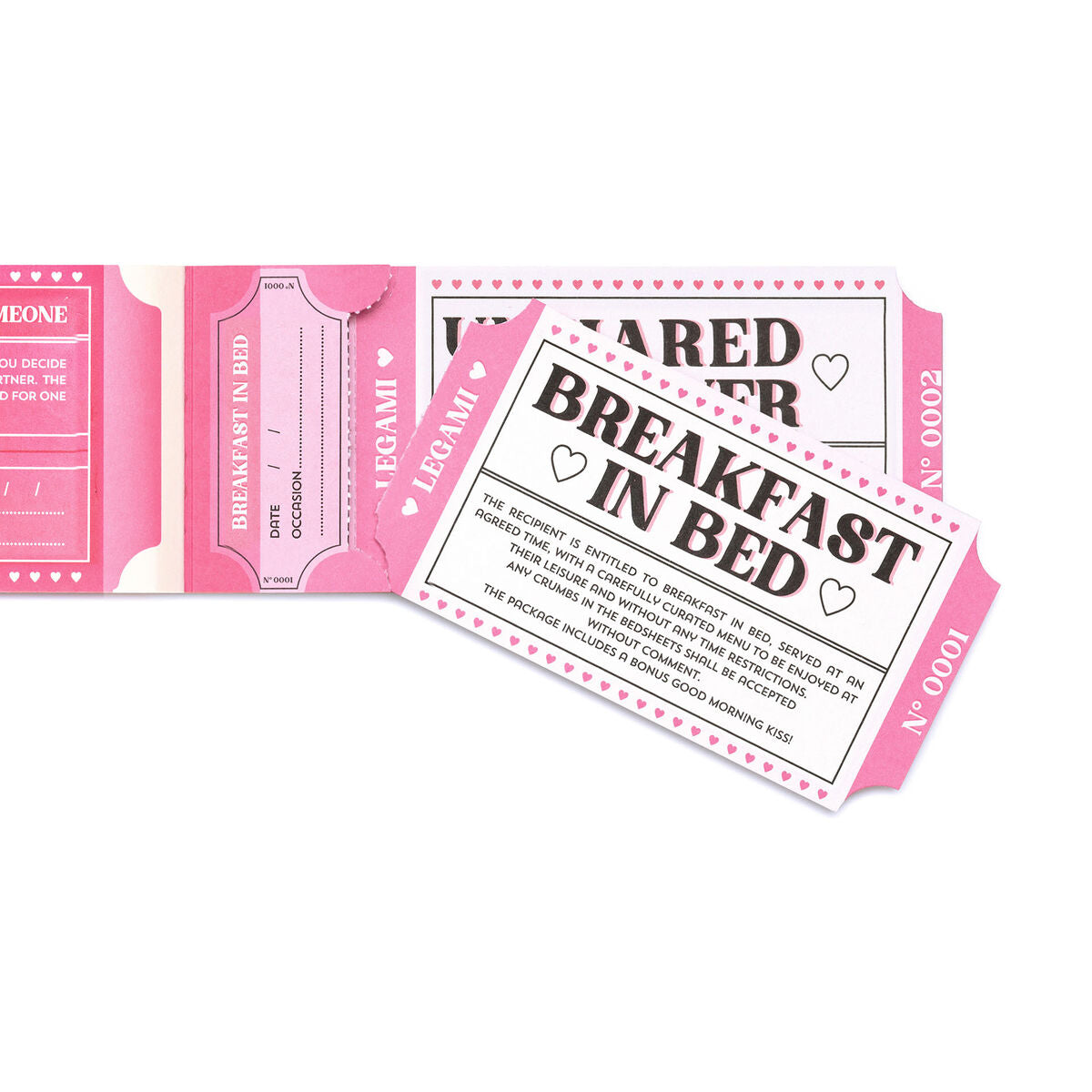 Legami - Buch 24 Romantic Vouchers - English - Gift Vouchers