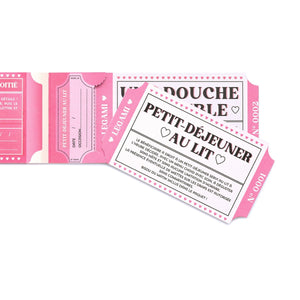 Legami - Kitap 24 Romantic Vouchers - French - Gift Vouchers