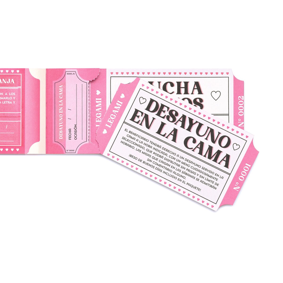 Legami - Kitap 24 Romantic Vouchers - Spanish - Gift Vouchers