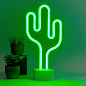 Legami - Neon-Effekt LED-Lampe - Kaktus - Es ist ein Zeichen