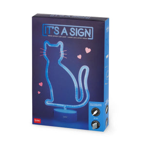 Legami - Neon-Effect LED Lamp - Kitty - It's a Sign