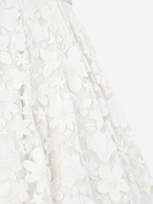 Maison Ava Girls Ariel Occasion Dress in Ivory