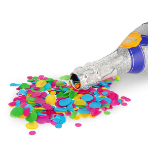 Legami - Maxi Silber Champagner Flasche Party Popper - Maxi Flasche Party Popper